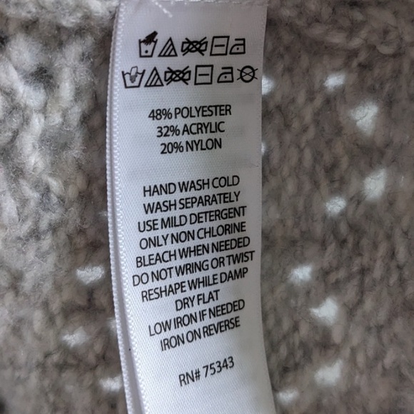 Joie Open Knit Pointelle Cardigan Sweater SM Button Up Shawl Collar Scandi Femme - Picture 15 of 15